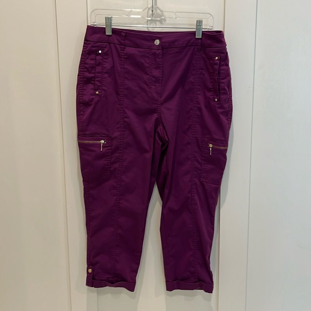 Chico's Purple Capri Pants